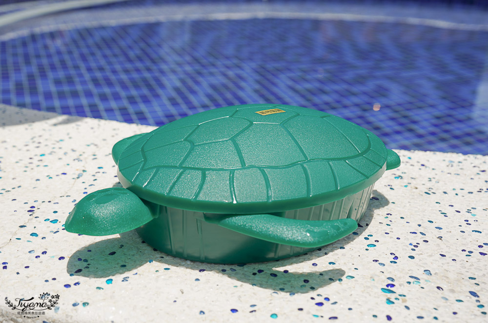 小琉球海龜便當｜小川壽司海龜便當，海龜造型餐盒，環保餐盒可重覆使用、可微波 @緹雅瑪 美食旅遊趣