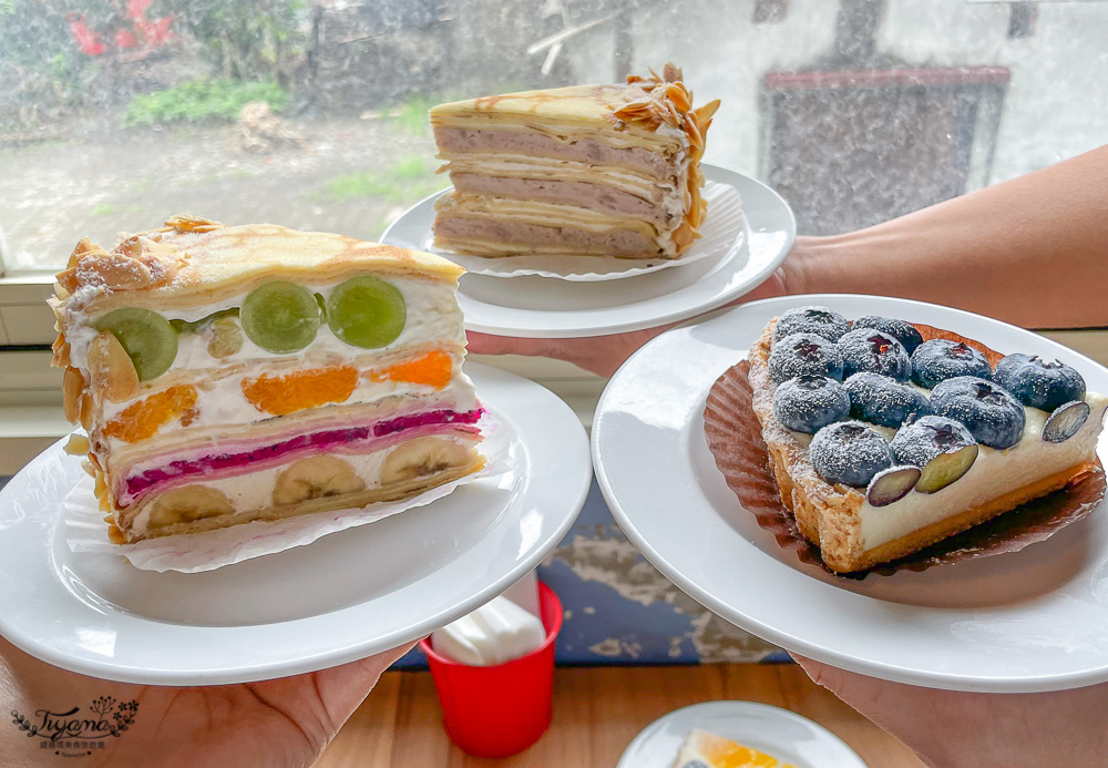 宜蘭郊區鄉間的網美水果千層蛋糕！食聚咖啡~網友美喻為台版HARBS水果千層蛋糕 @緹雅瑪 美食旅遊趣