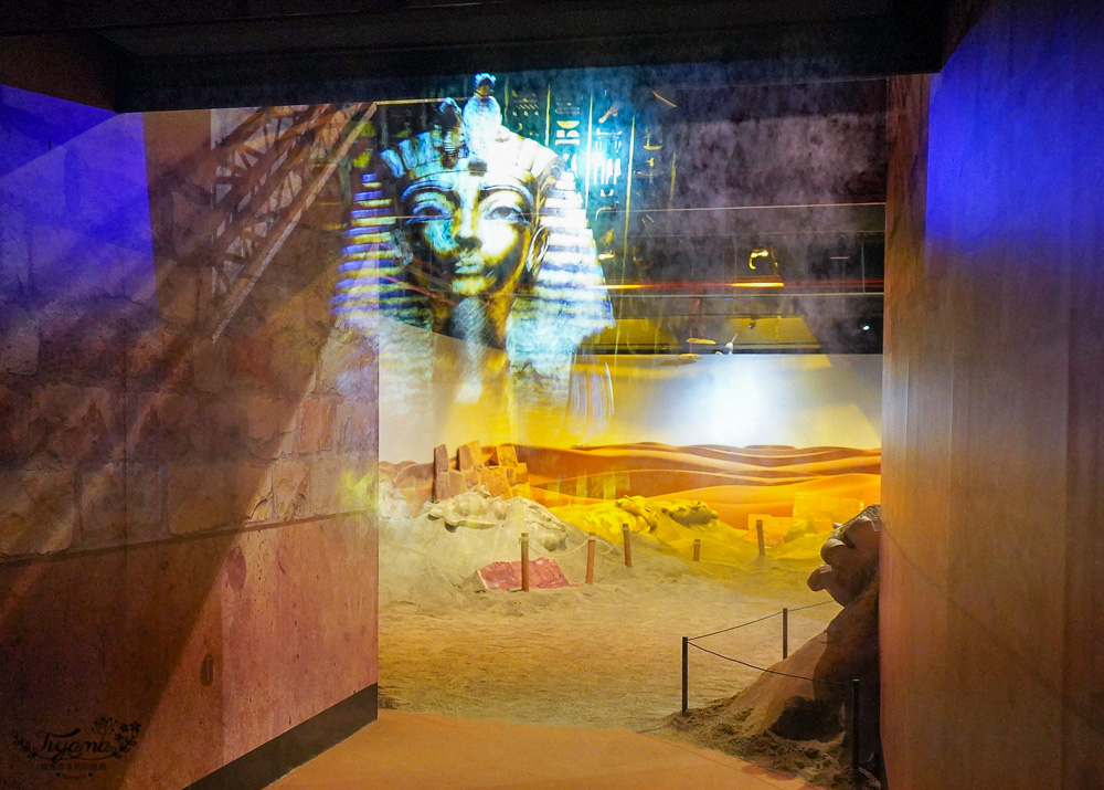 圖坦卡門：出土百年紀念特展｜360°沉浸式劇場，古埃及服飾體驗拍照區 @緹雅瑪 美食旅遊趣