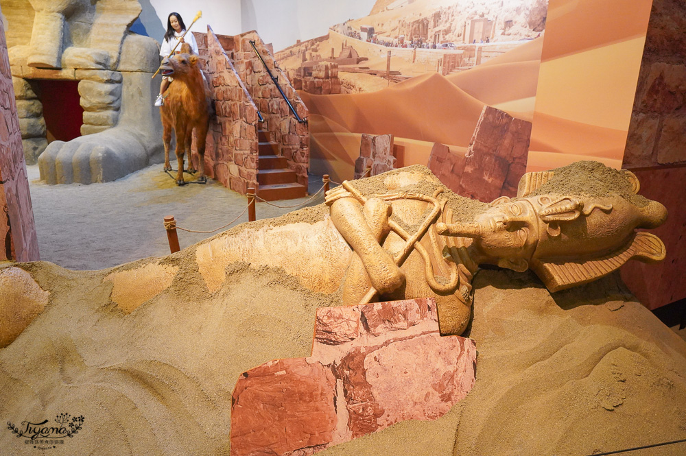 圖坦卡門：出土百年紀念特展｜360°沉浸式劇場，古埃及服飾體驗拍照區 @緹雅瑪 美食旅遊趣