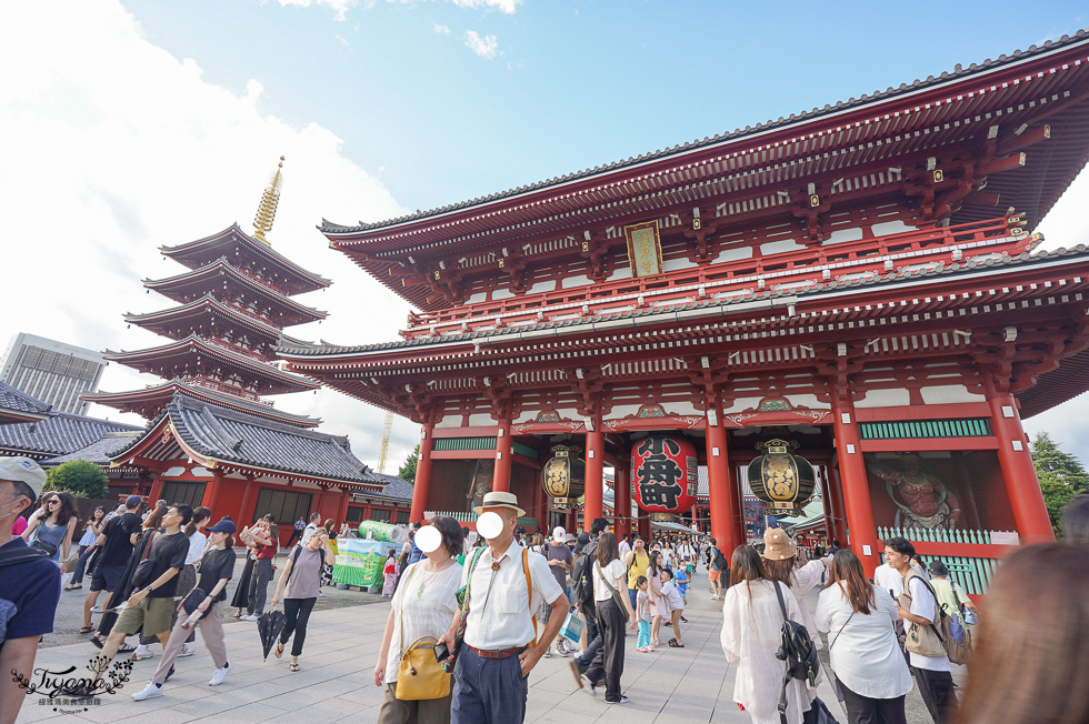 東京景點｜雷門淺草寺，東京市歷史最悠久的寺廟，連接仲見世商店街 @緹雅瑪 美食旅遊趣
