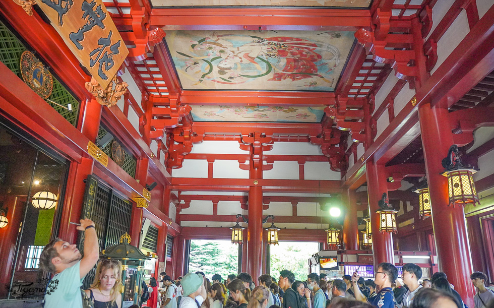 東京景點｜雷門淺草寺，東京市歷史最悠久的寺廟，連接仲見世商店街 @緹雅瑪 美食旅遊趣