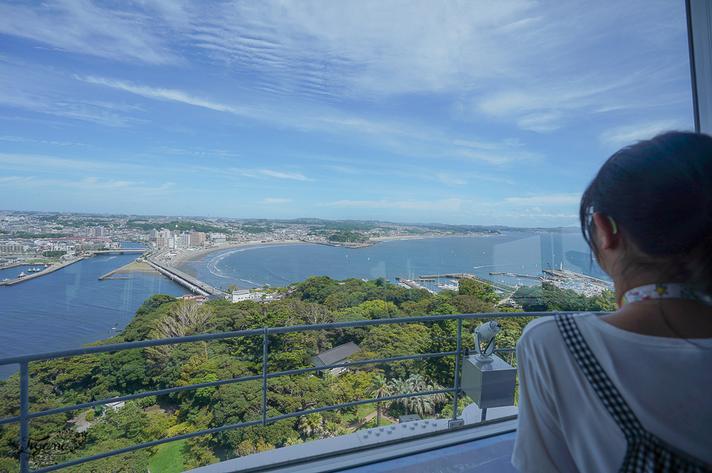 日本鎌倉｜江之島瞭望臺燈塔｜江之島神社：搭自助扶梯到財神神社洗錢，登江之島海蠟燭吃金目鯛魚料理 @緹雅瑪 美食旅遊趣