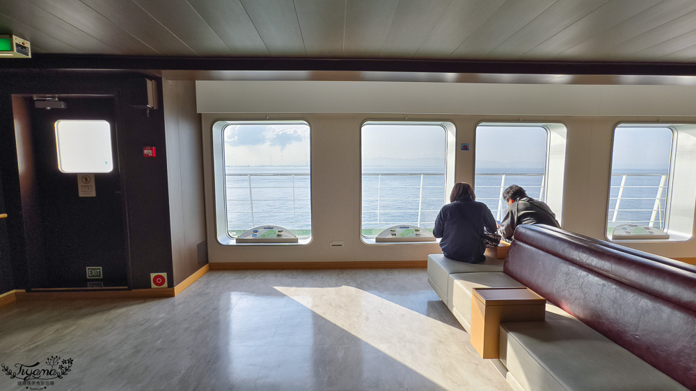 名門大洋渡輪 福岡船宿之旅，睡一晚就到大阪！名門大洋預約房型、設施、早餐晚餐分享 @緹雅瑪 美食旅遊趣