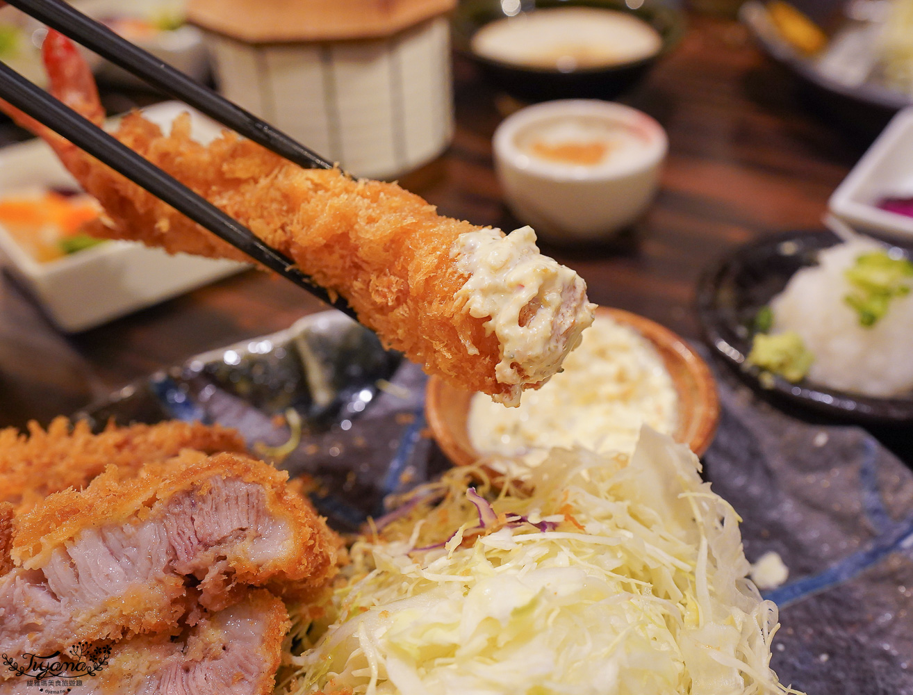 熊本美食米其林「勝烈亭 新市街本店」，熊本必吃鹿兒島「六白黑豚」近下通商店街巷內美食 @緹雅瑪 美食旅遊趣