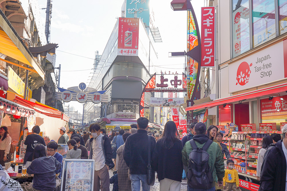 東京必逛的上野阿美橫丁一日遊吃喝玩樂特輯！！美食、藥妝、住宿一次搞定~ @緹雅瑪 美食旅遊趣