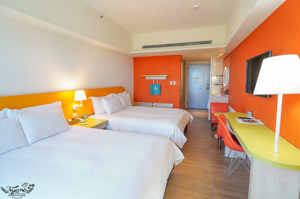 墾丁住宿推薦「福容徠旅 墾丁店」走出去就是墾丁大街，絕美白色沙灘只要5分鐘！！ @緹雅瑪 美食旅遊趣