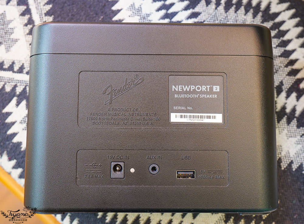 Fender Newport 2 藍牙喇叭開箱！高CP值質感藍牙喇叭，復古香檳金提升居家品味 @緹雅瑪 美食旅遊趣