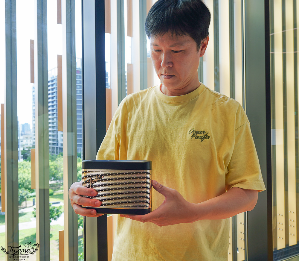 Fender Newport 2 藍牙喇叭開箱！高CP值質感藍牙喇叭，復古香檳金提升居家品味 @緹雅瑪 美食旅遊趣