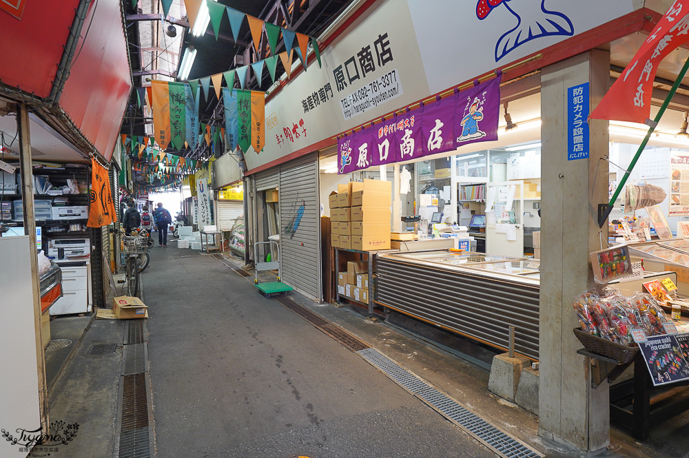 福岡人廚房「柳橋連合市場」百年博多市場，40多間店舖福岡傳統市場 @緹雅瑪 美食旅遊趣
