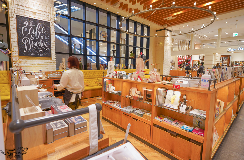 熊本咖啡廳．Cafe & Books Bibliotheque熊本鶴屋店，熊本熊部長辦公室旁咖啡廳 @緹雅瑪 美食旅遊趣