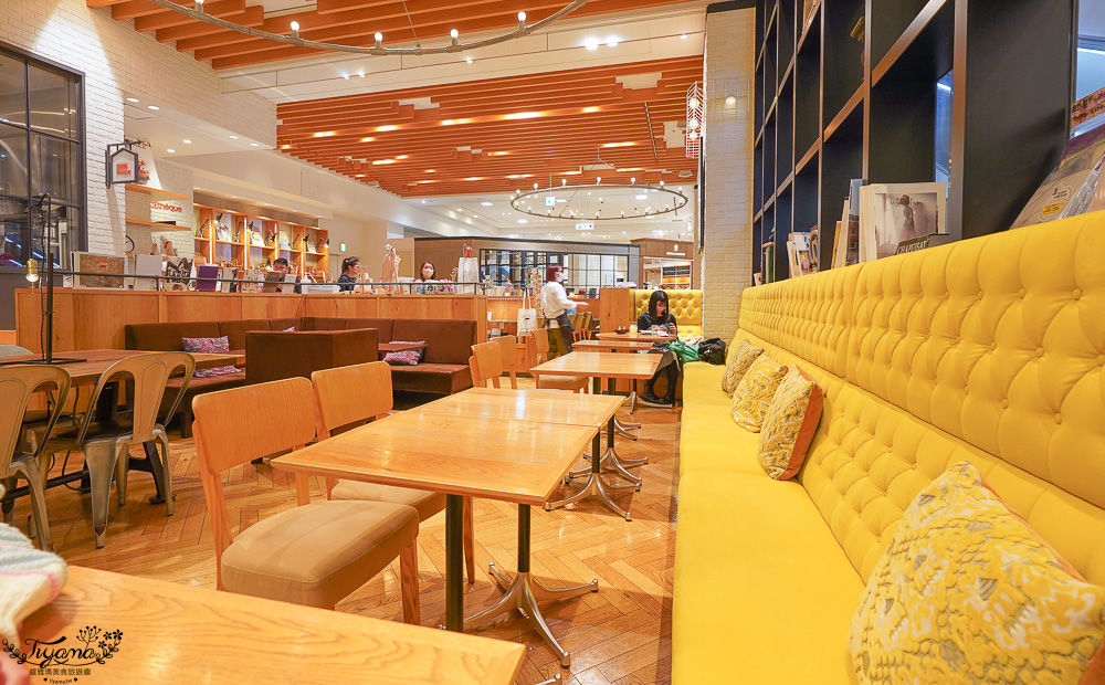 熊本咖啡廳．Cafe & Books Bibliotheque熊本鶴屋店，熊本熊部長辦公室旁咖啡廳 @緹雅瑪 美食旅遊趣