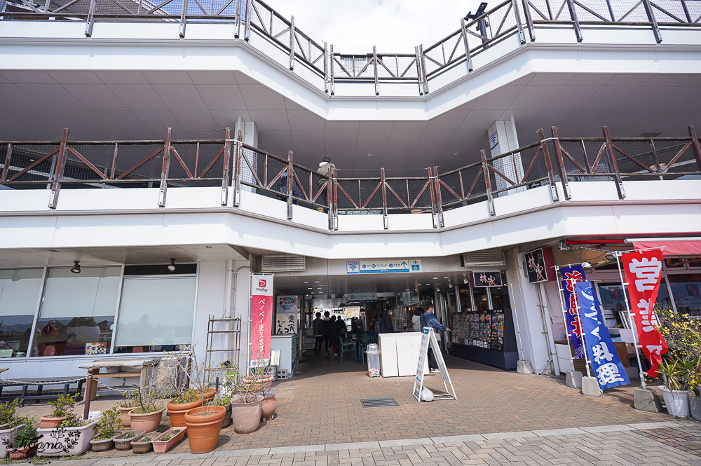 下関唐戶碼頭美食「卡蒙碼頭」関門海峽旁美食碼頭，吃人氣迴轉壽司 @緹雅瑪 美食旅遊趣