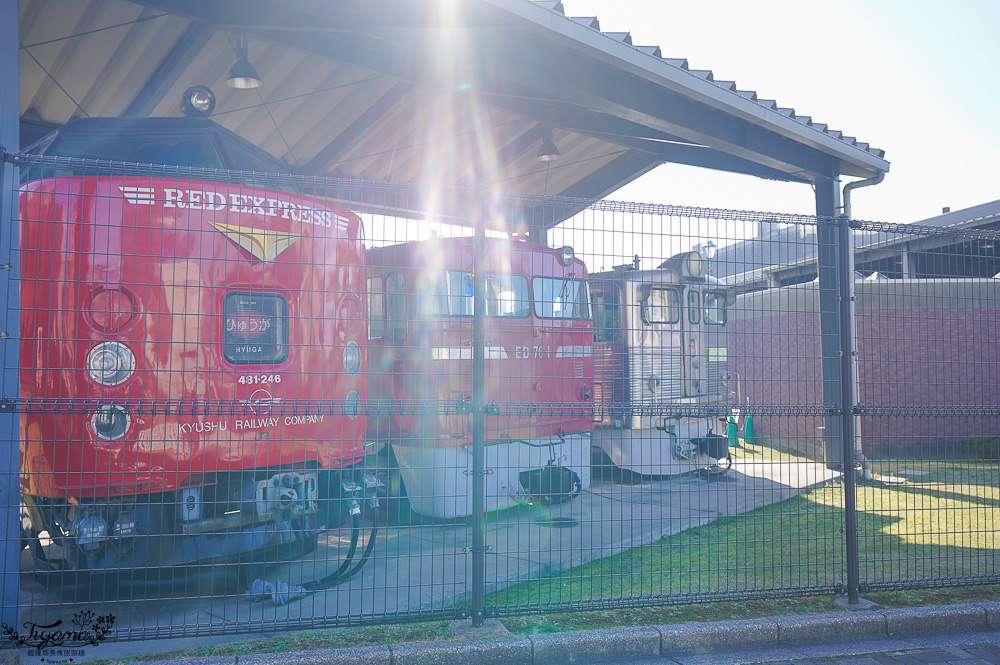 鐵道迷必遊「九州鐵道紀念館」明治時期紅磚復古建築，搭迷你鐵路電車體驗！ @緹雅瑪 美食旅遊趣
