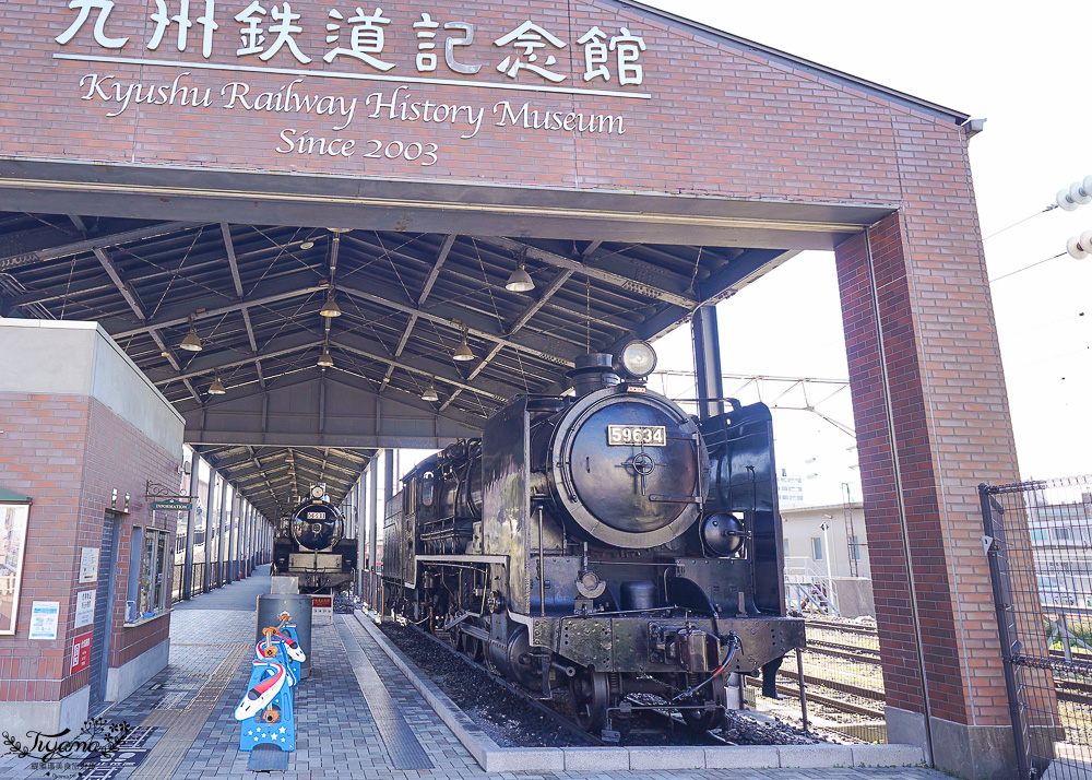 鐵道迷必遊「九州鐵道紀念館」明治時期紅磚復古建築，搭迷你鐵路電車體驗！ @緹雅瑪 美食旅遊趣