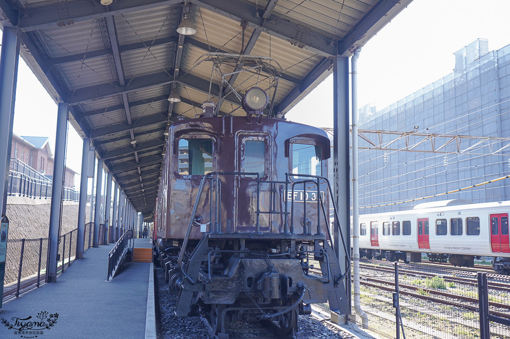 鐵道迷必遊「九州鐵道紀念館」明治時期紅磚復古建築，搭迷你鐵路電車體驗！ @緹雅瑪 美食旅遊趣