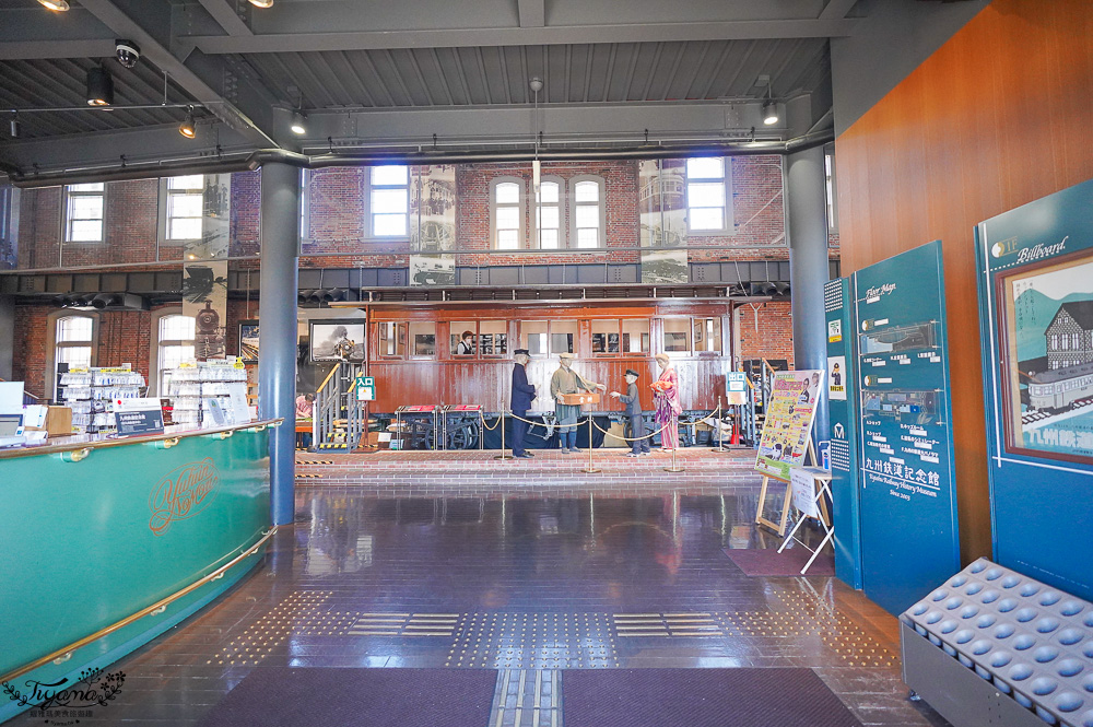 鐵道迷必遊「九州鐵道紀念館」明治時期紅磚復古建築，搭迷你鐵路電車體驗！ @緹雅瑪 美食旅遊趣