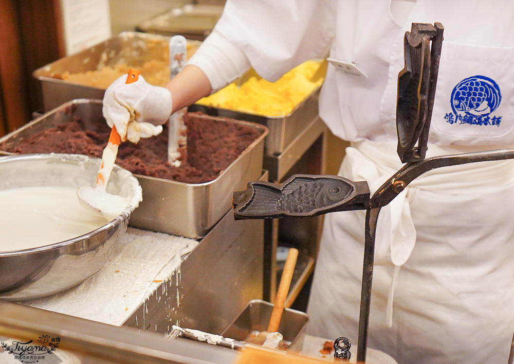 日本鳴門鯛魚燒「鳴門鯛焼本舗 大須仁王門通店」大須商店街的人氣甜點小吃 @緹雅瑪 美食旅遊趣