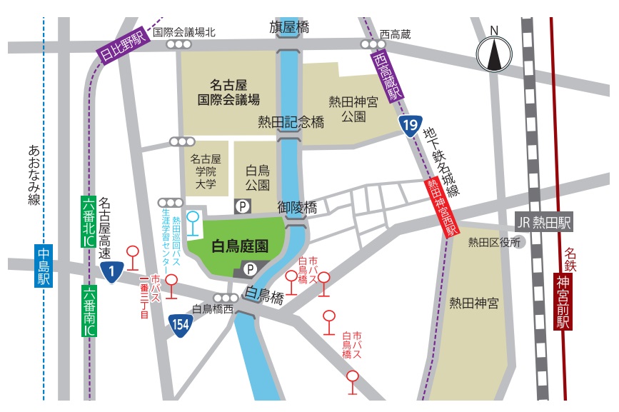 名古屋景點。白鳥庭園：名古屋賞楓景點，東海地區最大的迴遊池沼式日本庭園 @緹雅瑪 美食旅遊趣