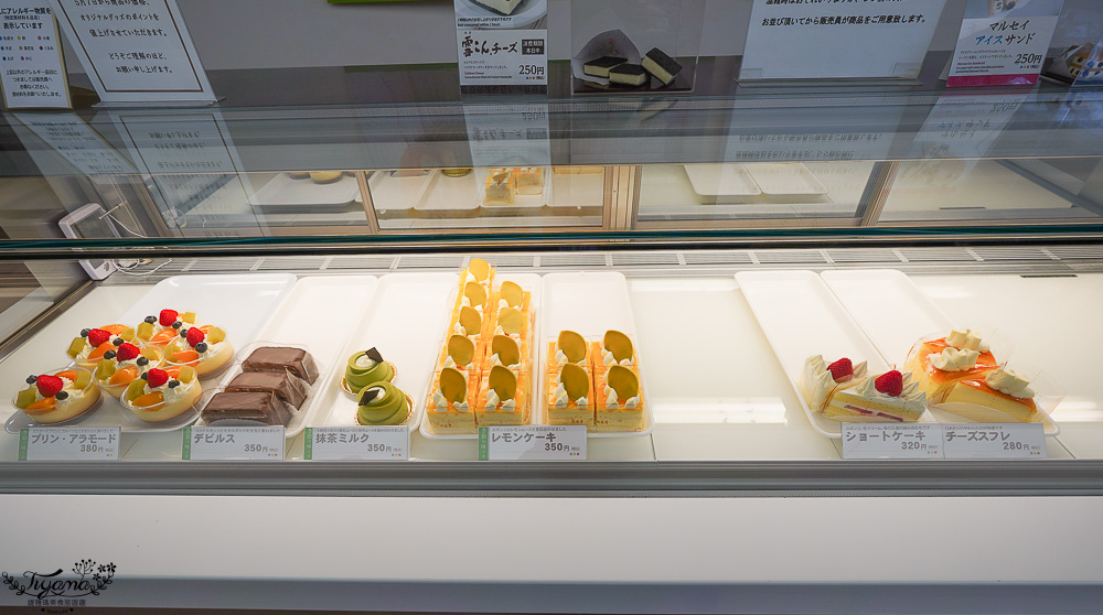 北海道甜點名店．六花亭 五稜郭店，函館五稜郭公園櫻花園旁玻璃甜點店 @緹雅瑪 美食旅遊趣