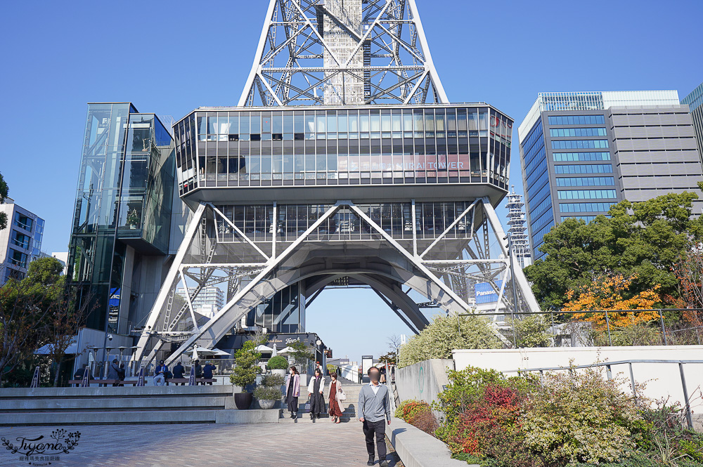 名古屋地標景點。久屋大通公園、名古屋塔/中部電力MIRAI TOWER、水之宇宙船、綠洲21，橡子共和國、HARBS 榮本店 @緹雅瑪 美食旅遊趣