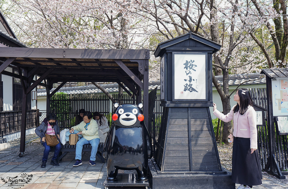熊本城復古懷舊美食街「櫻之馬場 城彩苑」，逛完熊本城吃美食看表演去！！ @緹雅瑪 美食旅遊趣