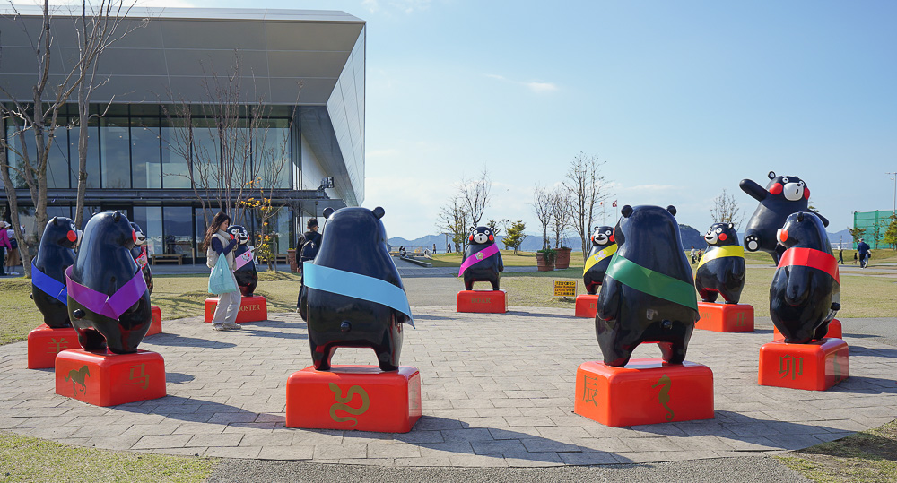 麗星郵輪．岸上光觀一日遊行程~熊本篇！熊本城、櫻之馬場 城彩苑、下通商店街、水前寺成趣園、熊本熊港八代公園 @緹雅瑪 美食旅遊趣