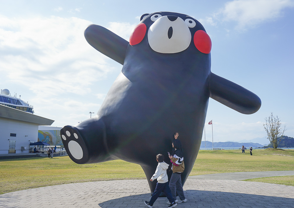 麗星郵輪．岸上光觀一日遊行程~熊本篇！熊本城、櫻之馬場 城彩苑、下通商店街、水前寺成趣園、熊本熊港八代公園 @緹雅瑪 美食旅遊趣