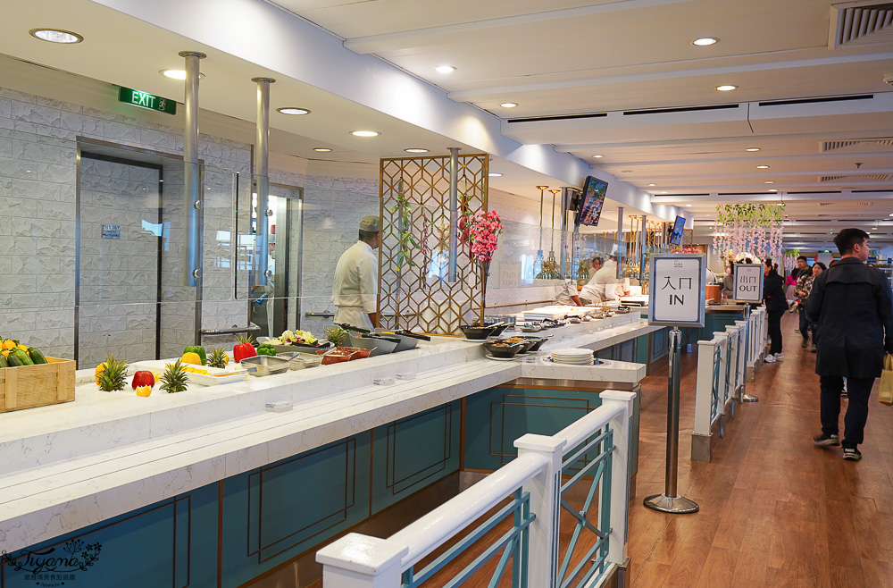 麗星郵輪 探索星號「麗都自助餐廳」免費自助餐廳，從早吃到晚~自助早餐、日本櫻花主題晚宴 @緹雅瑪 美食旅遊趣