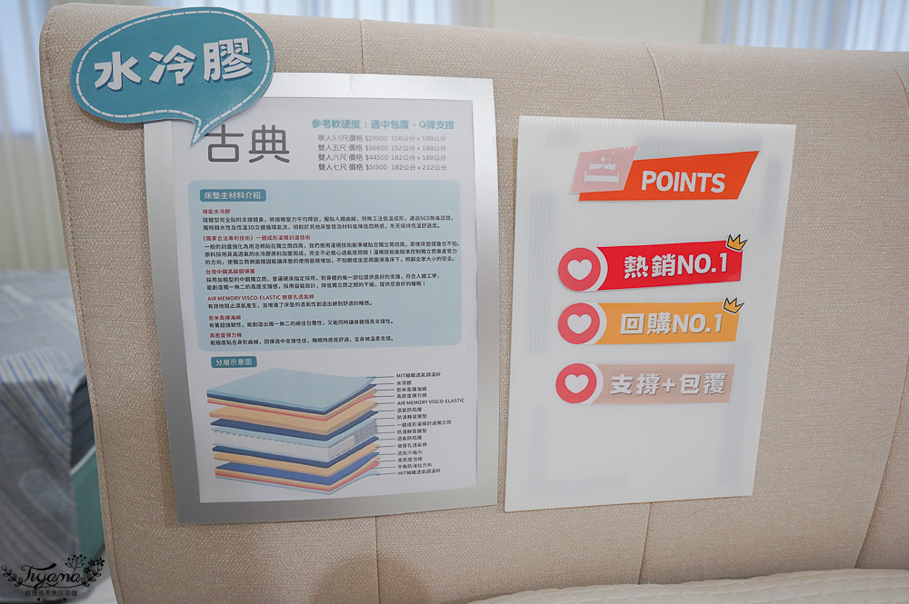 高雄床墊推薦｜親試 仙度瑞拉床墊：水冷膠、涼感、獨立筒床墊買前必試躺！0干擾的放鬆體驗超舒服 @緹雅瑪 美食旅遊趣
