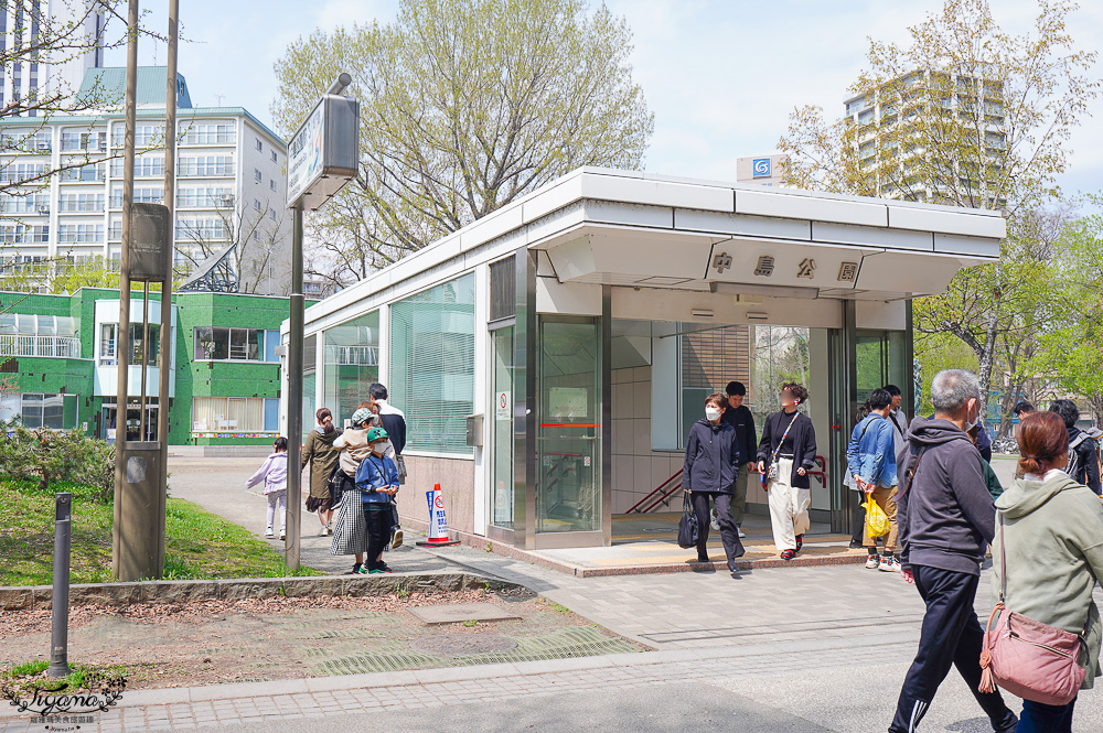 札幌賞櫻景點「中島公園」，櫻花下的豐平館、札幌市天文台，絕美櫻花步道 @緹雅瑪 美食旅遊趣