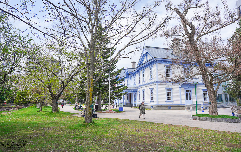 札幌賞櫻景點「中島公園」，櫻花下的豐平館、札幌市天文台，絕美櫻花步道 @緹雅瑪 美食旅遊趣
