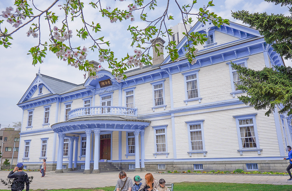札幌賞櫻景點「中島公園」，櫻花下的豐平館、札幌市天文台，絕美櫻花步道 @緹雅瑪 美食旅遊趣