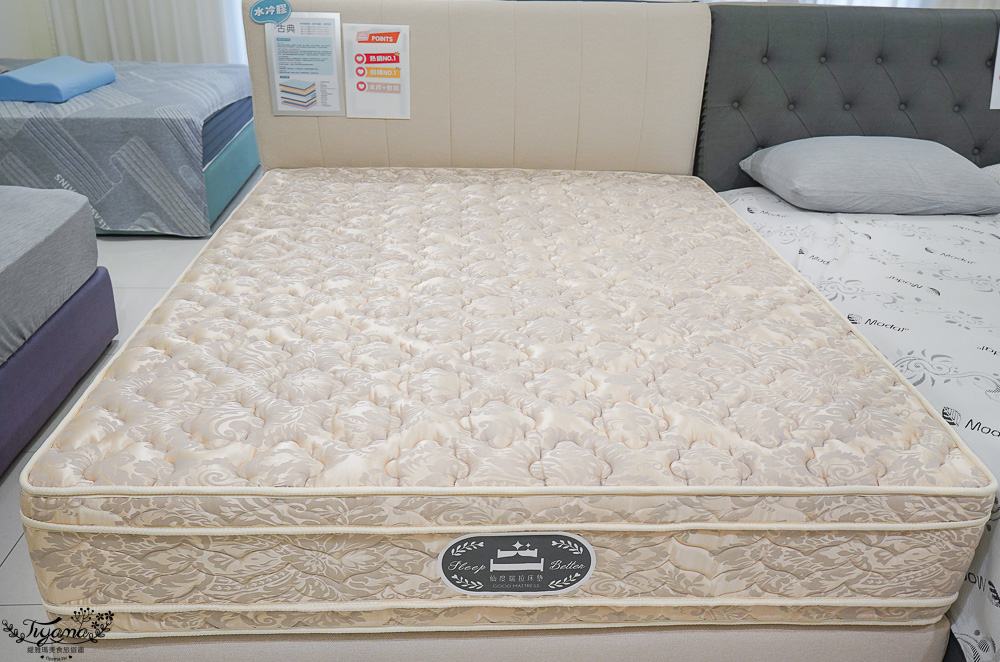 高雄床墊推薦｜親試 仙度瑞拉床墊：水冷膠、涼感、獨立筒床墊買前必試躺！0干擾的放鬆體驗超舒服 @緹雅瑪 美食旅遊趣