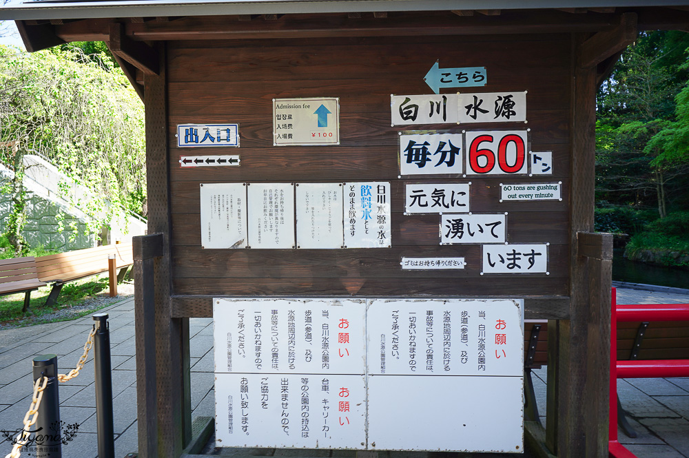 熊本南阿蘇｜白川水源｜白川吉見神社：日本名水百選，世界最清澈的天然水之一 @緹雅瑪 美食旅遊趣