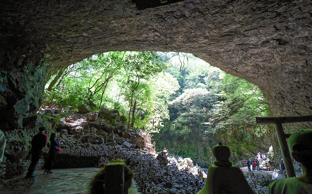 宮崎高千穗町景點｜天岩戸神社．天安河原：傳說神話秘境「洞穴中的神社」 @緹雅瑪 美食旅遊趣