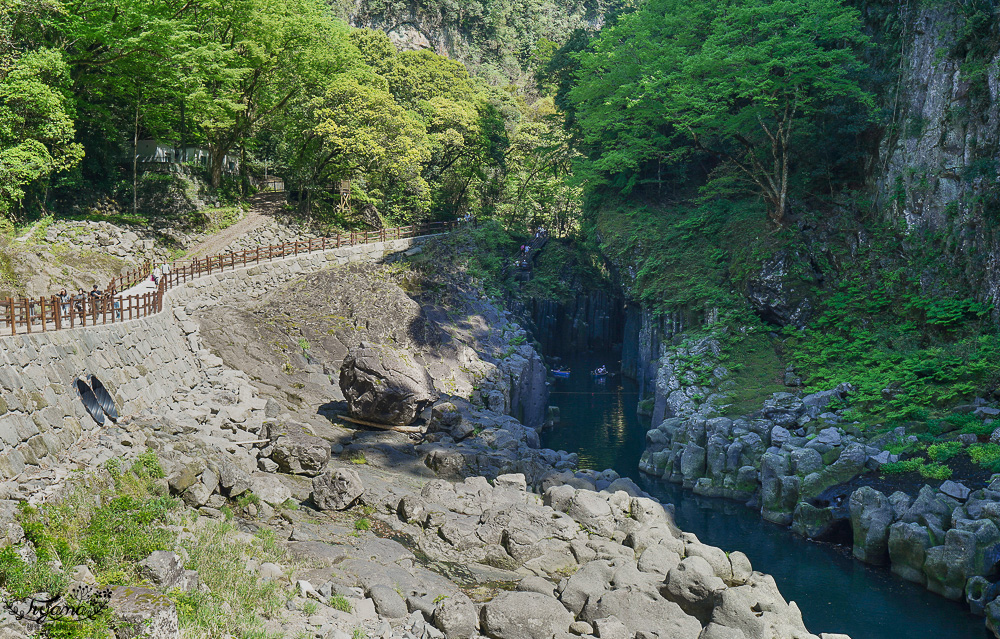 宮崎絕美仙境「高千穗峽」預約划船遊秘境，高千穗 流水麵線｜九州南阿蘇一日遊 @緹雅瑪 美食旅遊趣