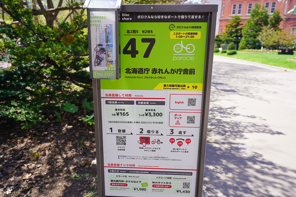 北海道札幌北海道都廳｜紅磚露臺 Akarenga Terrace：紅磚露臺免費展望台．各樓層美食介紹，漫遊修建中的北海道都廳 @緹雅瑪 美食旅遊趣