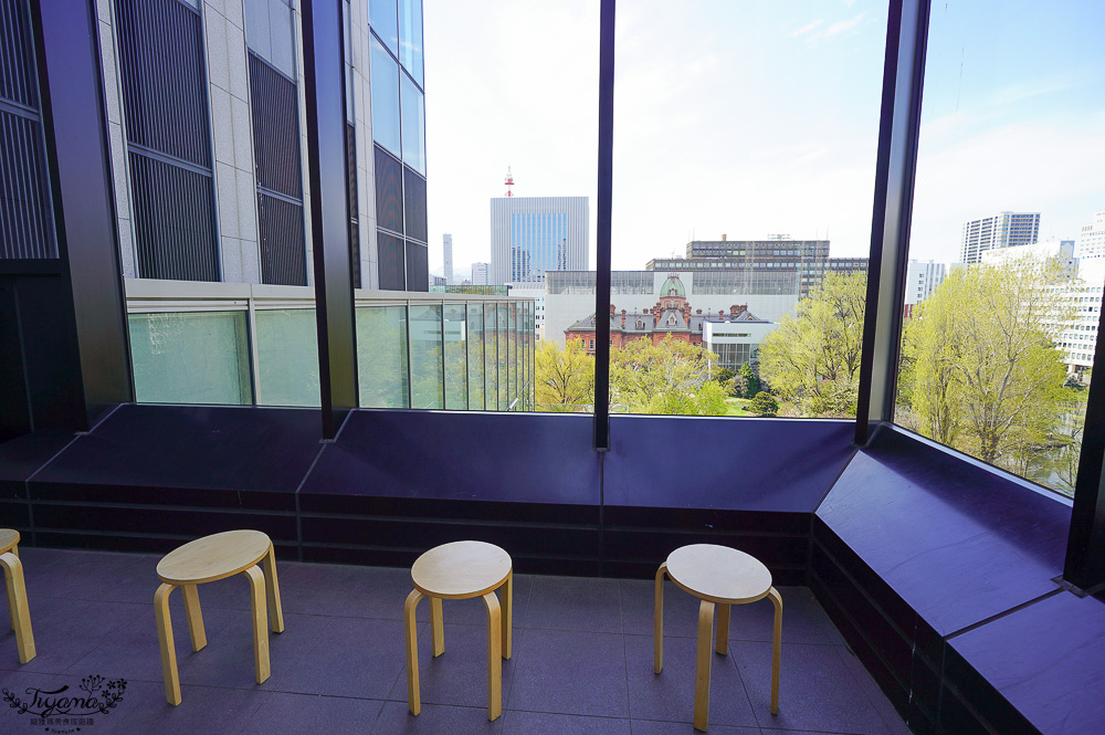 北海道札幌北海道都廳｜紅磚露臺 Akarenga Terrace：紅磚露臺免費展望台．各樓層美食介紹，漫遊修建中的北海道都廳 @緹雅瑪 美食旅遊趣