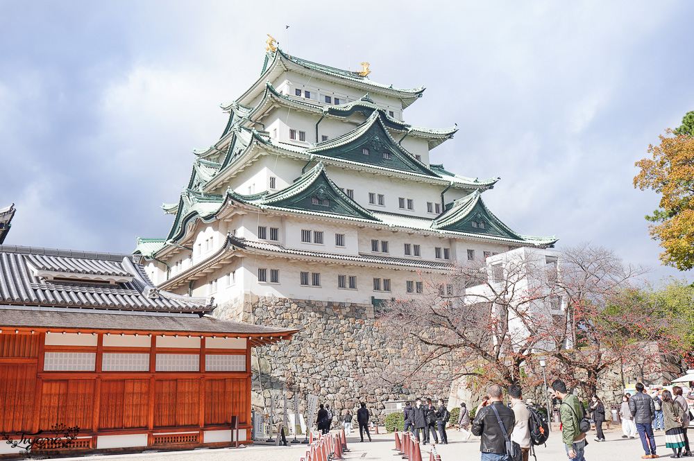 名古屋景點。名古屋城｜金鯱橫丁宗春：本丸御殿．名勝二之丸庭園．金シャチ横丁 宗春ゾーン．金鯱魚燒 @緹雅瑪 美食旅遊趣