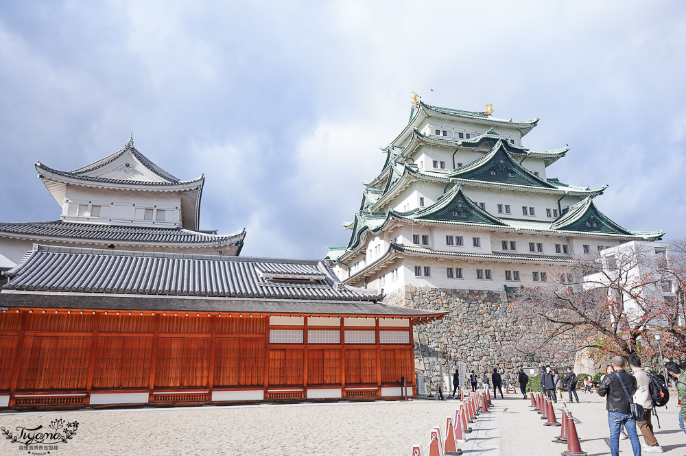 名古屋景點。名古屋城｜金鯱橫丁宗春：本丸御殿．名勝二之丸庭園．金シャチ横丁 宗春ゾーン．金鯱魚燒 @緹雅瑪 美食旅遊趣