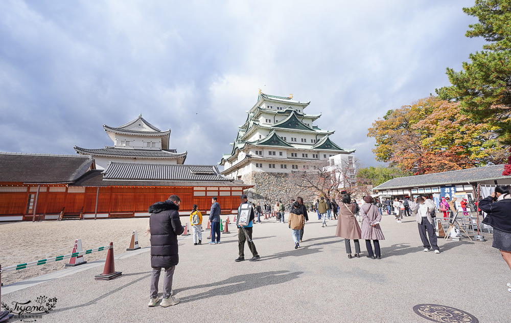 名古屋景點。名古屋城｜金鯱橫丁宗春：本丸御殿．名勝二之丸庭園．金シャチ横丁 宗春ゾーン．金鯱魚燒 @緹雅瑪 美食旅遊趣