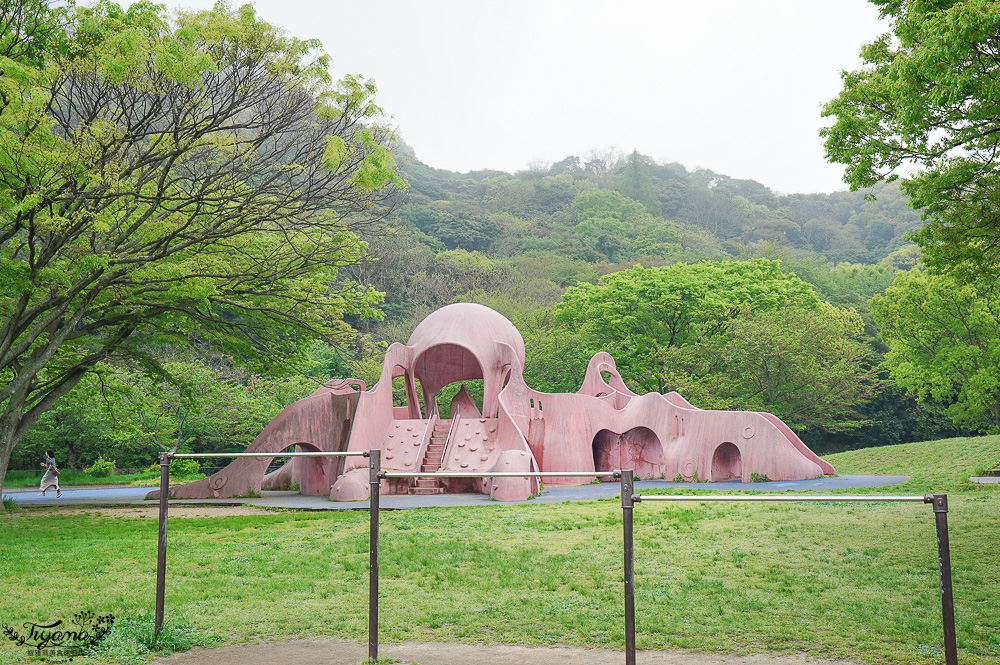 門司港鐵道車廂咖啡館「Pic Mekari park」特色復古列車咖啡館，潮風號&rdquo;關門海峽和布刈&rdquo;站旁，和布刈公園內的特色火車咖啡廳 @緹雅瑪 美食旅遊趣