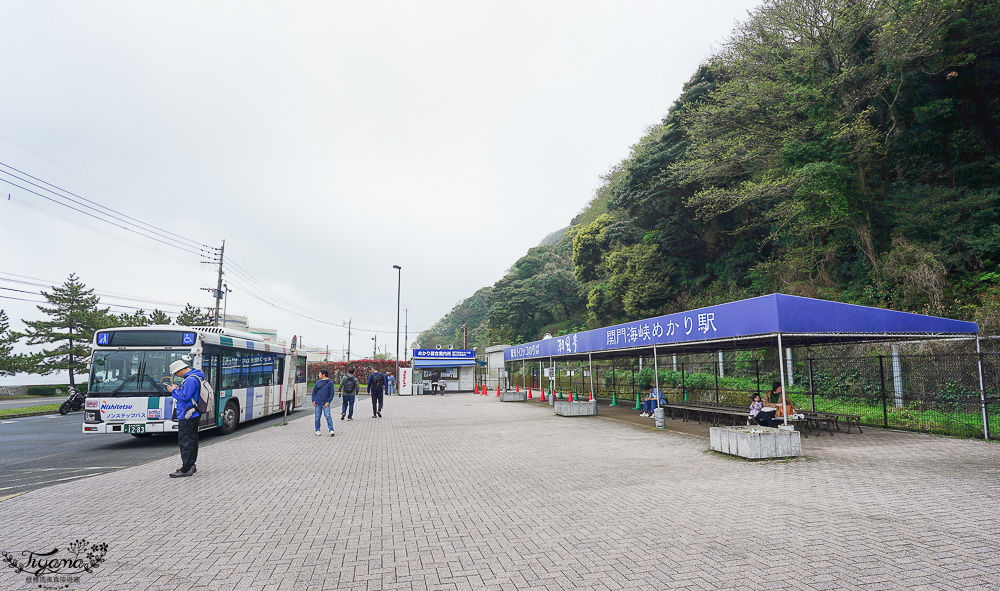 門司港鐵道車廂咖啡館「Pic Mekari park」特色復古列車咖啡館，潮風號&rdquo;關門海峽和布刈&rdquo;站旁，和布刈公園內的特色火車咖啡廳 @緹雅瑪 美食旅遊趣