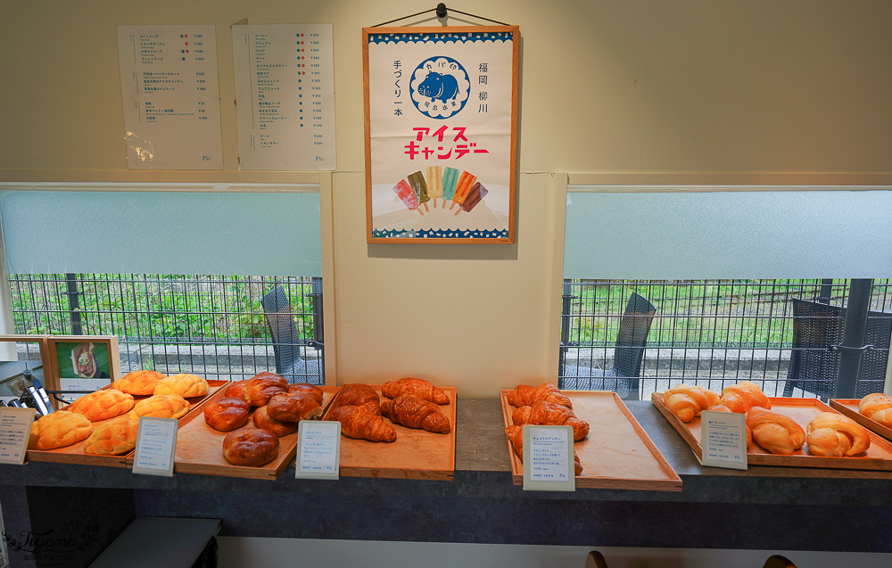 門司港鐵道車廂咖啡館「Pic Mekari park」特色復古列車咖啡館，潮風號&rdquo;關門海峽和布刈&rdquo;站旁，和布刈公園內的特色火車咖啡廳 @緹雅瑪 美食旅遊趣