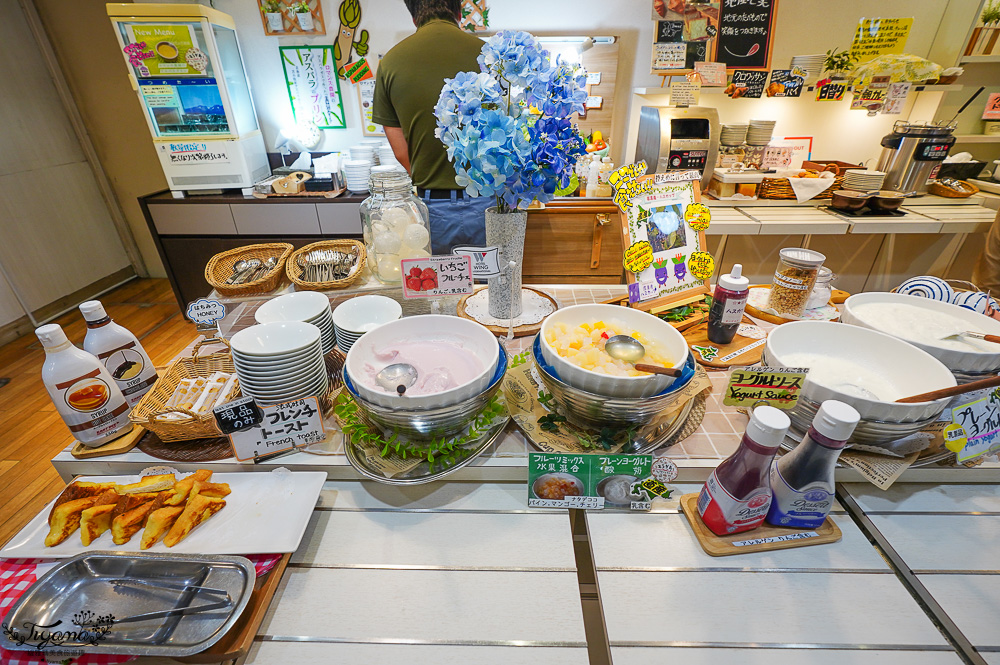 北海道住宿｜苫小牧 WING國際飯店：平價住宿豐盛自助早餐，北寄貝炊飯、蘆筍布丁、函館美鈴咖啡 @緹雅瑪 美食旅遊趣