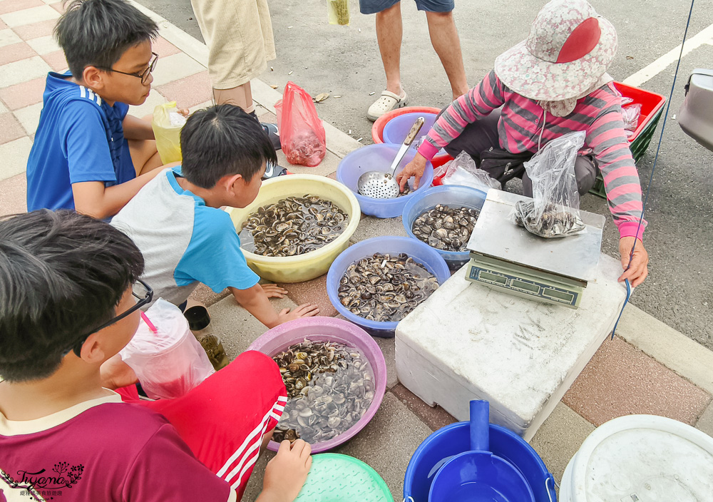 王功鐵牛車．王功採蚵車｜彩雲王功潮間帶之旅：搭採蚵車、挖蛤蜊玩水、烤鮮蚵吃到飽！大人200、兒童100、幼兒免費 @緹雅瑪 美食旅遊趣