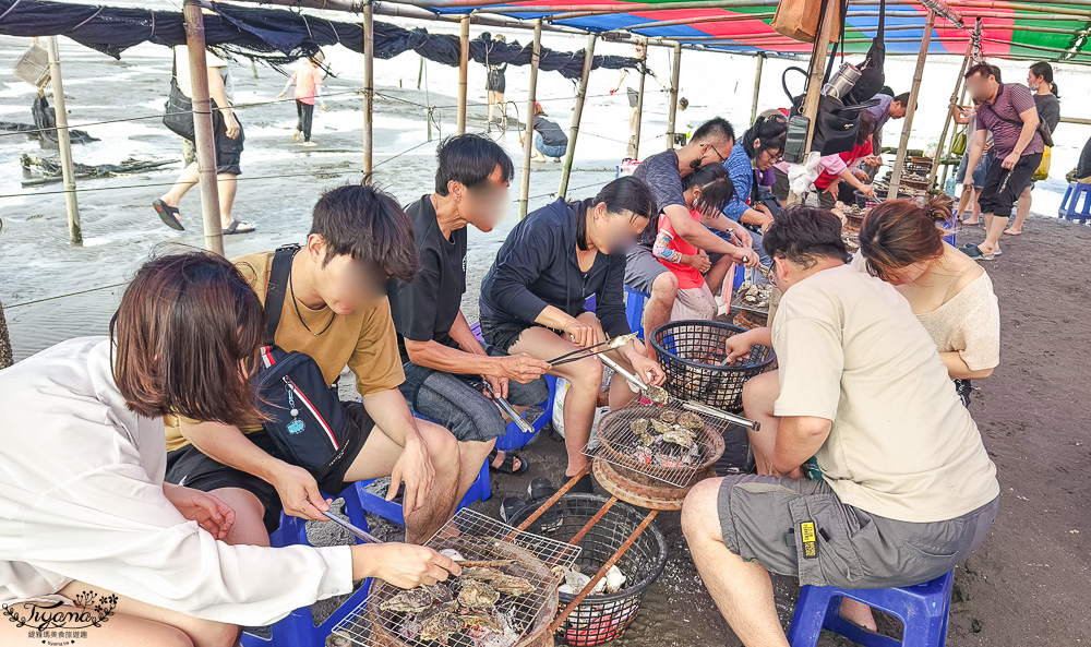 王功鐵牛車．王功採蚵車｜彩雲王功潮間帶之旅：搭採蚵車、挖蛤蜊玩水、烤鮮蚵吃到飽！大人200、兒童100、幼兒免費 @緹雅瑪 美食旅遊趣