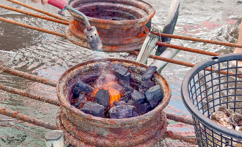王功鐵牛車．王功採蚵車｜彩雲王功潮間帶之旅：搭採蚵車、挖蛤蜊玩水、烤鮮蚵吃到飽！大人200、兒童100、幼兒免費 @緹雅瑪 美食旅遊趣
