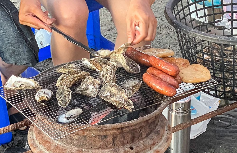 王功鐵牛車．王功採蚵車｜彩雲王功潮間帶之旅：搭採蚵車、挖蛤蜊玩水、烤鮮蚵吃到飽！大人200、兒童100、幼兒免費 @緹雅瑪 美食旅遊趣